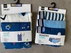 Hema - Set 3 boxershorts + 2 hemdjes meisje. Maat 86/92, Enfants & Bébés, Vêtements de bébé | Taille 86, Fille, Vêtements de nuit ou Sous-vêtements