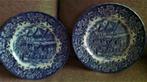 2 Ironstone Royal Tudor Ware borden, Ophalen of Verzenden