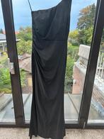 Lange zwarte jurk, Cocktailjurk, Maat 36 (S), Zwart