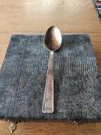 Doos met 12 oude verzilverde koffielepeltjes gemerkt 100, Antiek en Kunst, Ophalen of Verzenden