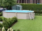 Gardipool oblong houten zwembad  620x390x133 cm, 300 cm of meer, Overige typen, 400 cm of meer, Gebruikt