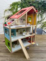 Charmant houten poppenhuis, Kinderen en Baby's, Speelgoed | Poppenhuizen, Ophalen of Verzenden, Gebruikt, Poppenhuis
