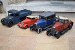 Collectie 4 zeldzaam antiek speelgoed van Renault en Citroen, Antiek en Kunst, Ophalen of Verzenden
