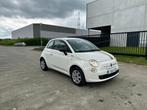 FIAT 500 - 2008-1.2BENZINE-130DKMGEKEURD&GARANTIE, Auto's, 4 zetels, 990 kg, Wit, Handgeschakeld