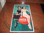 Coca Cola plakkaat 40,5 x 21,5 cm 1886 - 1936 reclamebord, Verzamelen, Ophalen, Zo goed als nieuw, Reclamebord