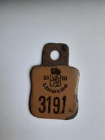 Fietsplaat Limburg 1919, Verzamelen, Overige Verzamelen, Ophalen of Verzenden, Gebruikt