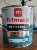 Permacryl pu mat professionele lak voor binnen WIT, Bricolage & Construction, Peinture, Vernis & Laque, Enlèvement ou Envoi, Comme neuf