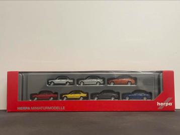 Herpa BMW 3-serie 7 generaties bijzondere set 1/87 beschikbaar voor biedingen