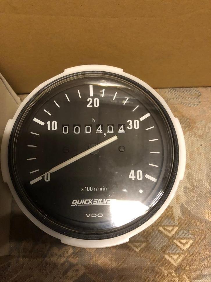Universele toeren - uren teller van VDO Quicksilver NIEUW, Sports nautiques & Bateaux, Instruments de navigation & Électronique maritime