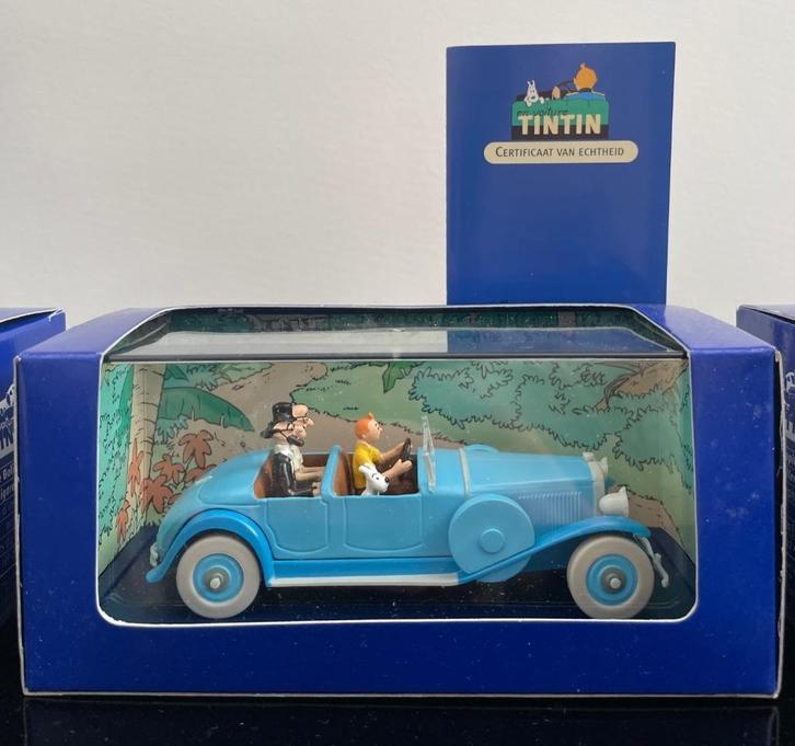 Schaalmodel 1/43: Kuifje /Tintin, Verzamelen, Stripfiguren, Nieuw, Beeldje of Figuurtje, Kuifje, Ophalen of Verzenden