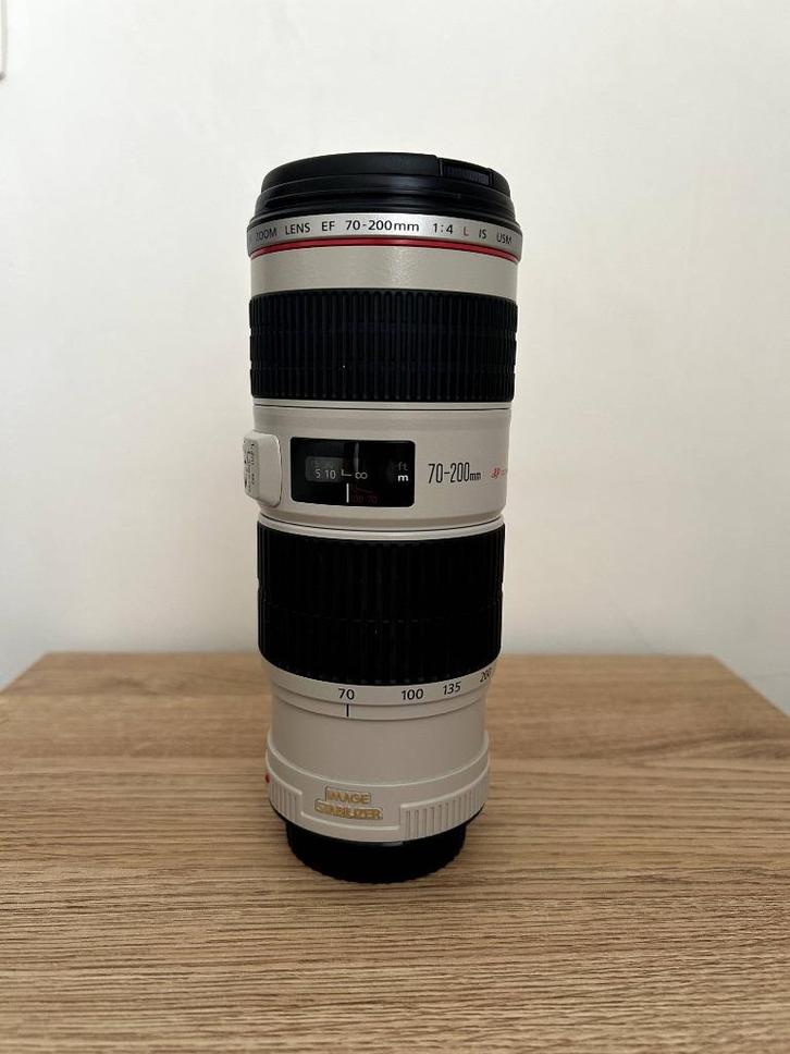 Canon EF 70-200 F/4 L IS USM, Audio, Tv en Foto, Foto | Lenzen en Objectieven, Zo goed als nieuw, Telelens, Zoom, Ophalen
