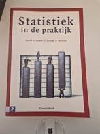 Statistiek in se praktijk, Livres, Livres d'étude & Cours, Comme neuf, Moore, Enlèvement ou Envoi