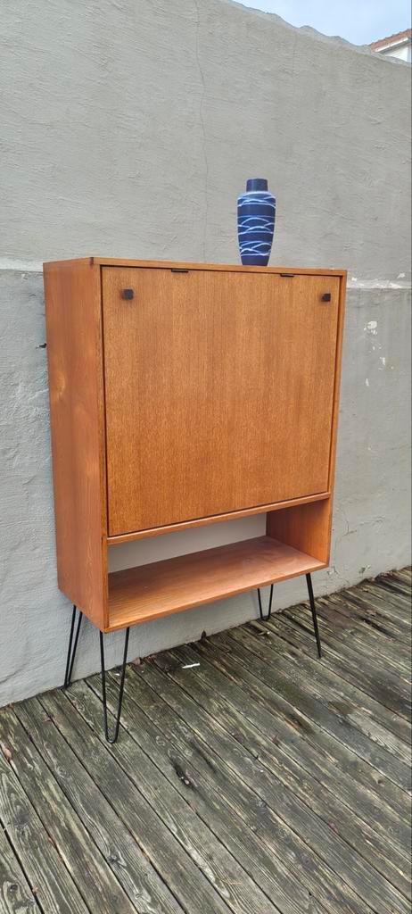 Vintage retro lowboard sideboard highboard tafel bureau, Huis en Inrichting, Kasten | Dressoirs, Ophalen