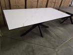 Tafel 200cm in keramiek | spideronderstel | 200x100, Enlèvement, Comme neuf, Verre