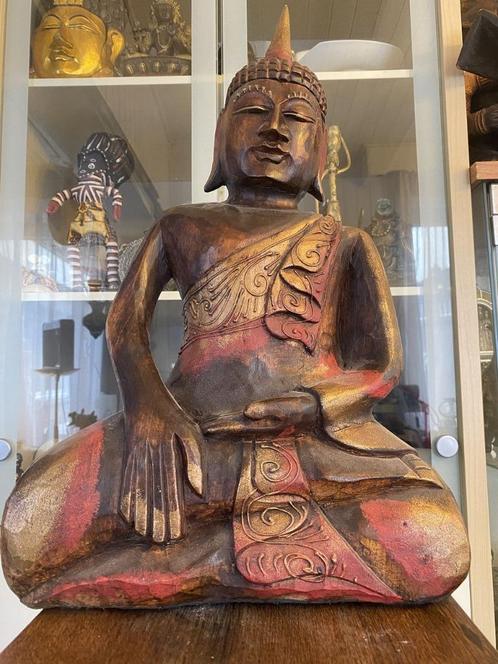 Ancien mudra en bois de Bouddha Varada, Maison & Meubles, Accessoires pour la Maison | Statues de Bouddha, Utilisé, Enlèvement ou Envoi