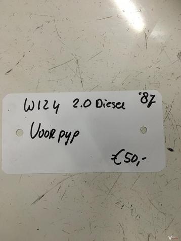 Mercedes W124 2.0 Diesel 1987  Voorpijp beschikbaar voor biedingen