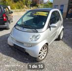 Smart 600cc benzine, Automaat, Zwart, Leder, Particulier