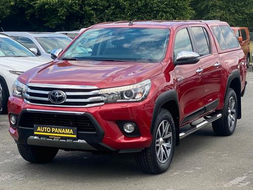 Toyota Hilux 2.4D-4D 4X4 150CV HARD-TOP B.AUTO CUIR GPS FULL, Auto's, Toyota, Bedrijf, Hilux, 4x4, Achteruitrijcamera, Airbags