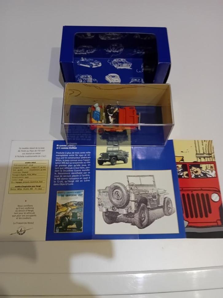 Kuifje nr 7 De Jeep ( 1:43 ), Verzamelen, Stripfiguren, Nieuw, Overige typen, Kuifje, Ophalen of Verzenden