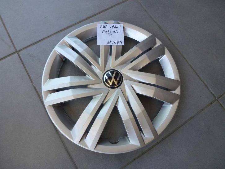 enjoliveur VW  14''  (n°374) - 1pc parfait, Autos : Pièces & Accessoires, Pneus & Jantes, Jante(s), 14 pouces, Utilisé, Enlèvement ou Envoi