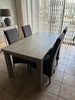 Eettafel, stoelen, salontafel en tv-kast, Maison & Meubles, Mobilier complet, Enlèvement