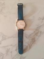 Armani Emporio ARS3019 (men’s Swiss automatic) blauw leer, Ophalen, Zo goed als nieuw, Leer