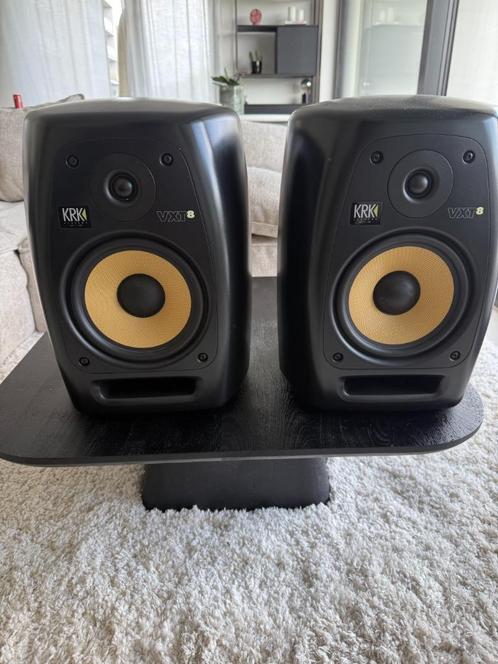 KRK VXT-8 actieve DJ & studio monitors, Audio, Tv en Foto, Luidsprekerboxen, Zo goed als nieuw, Front, Rear of Stereo speakers