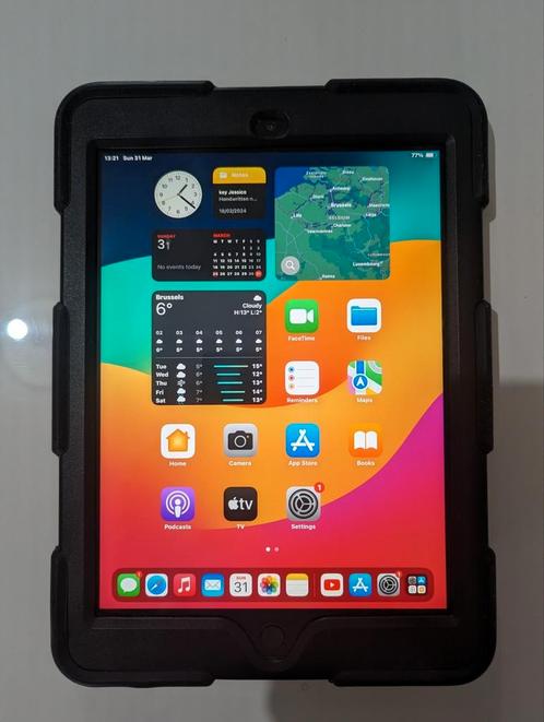 Apple iPad 6th gen WiFi - 128gb met beschermhoes, Informatique & Logiciels, Apple iPad Tablettes, Comme neuf, Apple iPad, Enlèvement ou Envoi