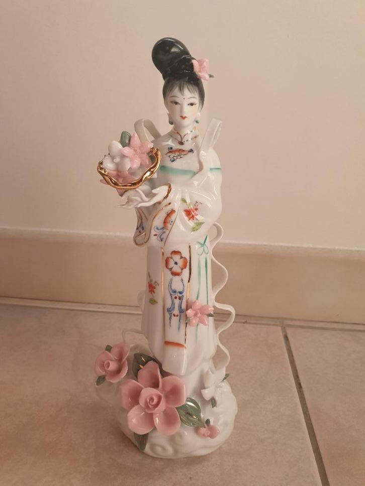 Beeld Japanse Geisha, Verzamelen, Beelden en Beeldjes, Zo goed als nieuw, Mens, Ophalen