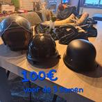3 motorhelmen in goeie en nieuwstaat, Motoren, Ophalen