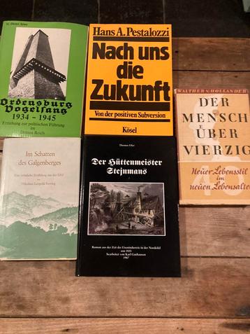 5 boeken in het Duits (essays en romans)