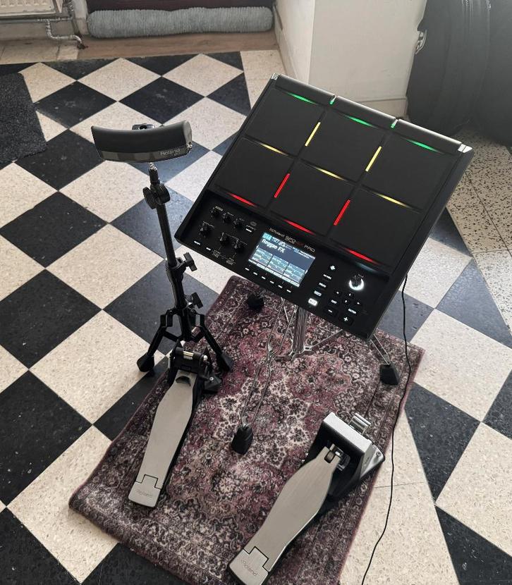 ROLAND SPD SX PRO (complete set), Muziek en Instrumenten, Synthesizers, Zo goed als nieuw, Roland, Met koffer of flightcase, Met midi-aansluiting