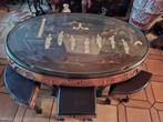 Chinese salontafel met stoeltjes, Ophalen