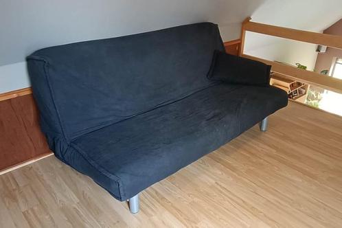 Zetelbed, Huis en Inrichting, Slaapkamer | Slaapbanken, Gebruikt, 120 cm, 190 cm of minder, Twijfelaar, Grijs, Ophalen
