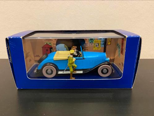 Kuifje/Tintin - de cabriolet, Hobby en Vrije tijd, Modelauto's | 1:43, Auto, Ophalen of Verzenden