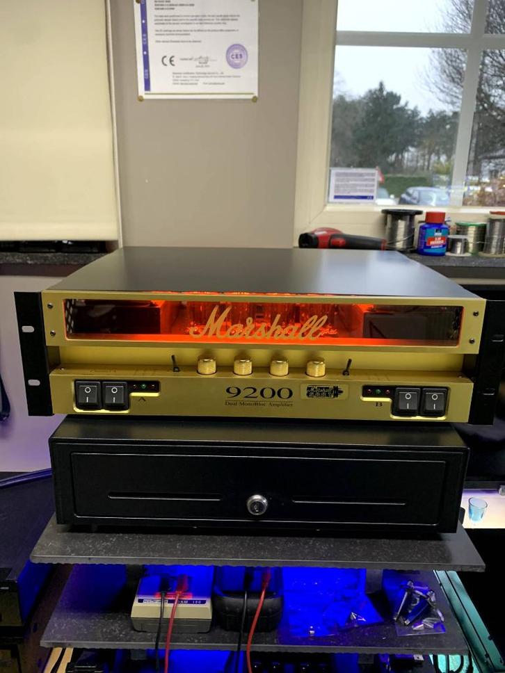 versterker, Audio, Tv en Foto, Versterkers en Ontvangers, Zo goed als nieuw, Stereo, 120 watt of meer, Ophalen