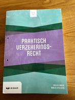 Praktisch Verzekeringsrecht, Boeken, Verzenden, Zo goed als nieuw, Hogeschool, De boeck