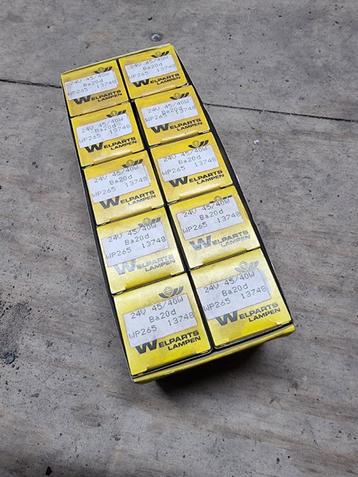 24V gloeilamp 45/40W Ba20d 10 stuks nieuw leger trekker beschikbaar voor biedingen