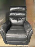 Lederen Elektrische Relax zetel, Ophalen, Gebruikt, Zeer comfortabel elektrische relax, 75 tot 100 cm
