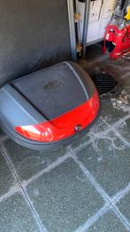 Topcase voor 2 helmen, Motoren, Ophalen, Zo goed als nieuw
