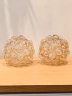 Paire d'abat-jours / plafonniers / appliques murales en verr, Enlèvement ou Envoi