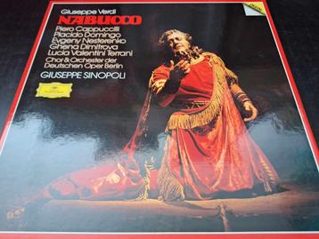Verdi / Sinopoli - Nabucco Box 3 x Lp's Vinyl, 12 pouces, Enlèvement ou Envoi, Utilisé, Romantique