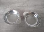 grote serveerschaal/kom (2 stuks) RVS met handgrepen, Ophalen, Overige materialen, Gebruikt, Schaal of Schalen