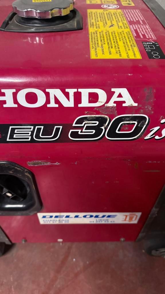 e : Groupe électrogène Honda EU30is – 3 kVA – Inverter, Doe-het-zelf en Bouw, Aggregaten, Gebruikt, Benzine, Elektrisch startend
