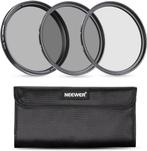 Kit de filtres NEEWER 55 mm, filtres UV + CPL + ND4, TV, Hi-fi & Vidéo, Filtre UV, Enlèvement ou Envoi, Neuf, 50 à 60 mm