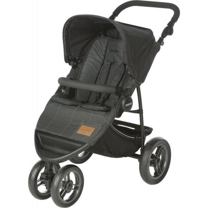 Pericles Wandelwagen 2in1 - Revolution Blues - Jeans Black, Kinderen en Baby's, Kinderwagens en Combinaties, Nieuw, Combiwagen