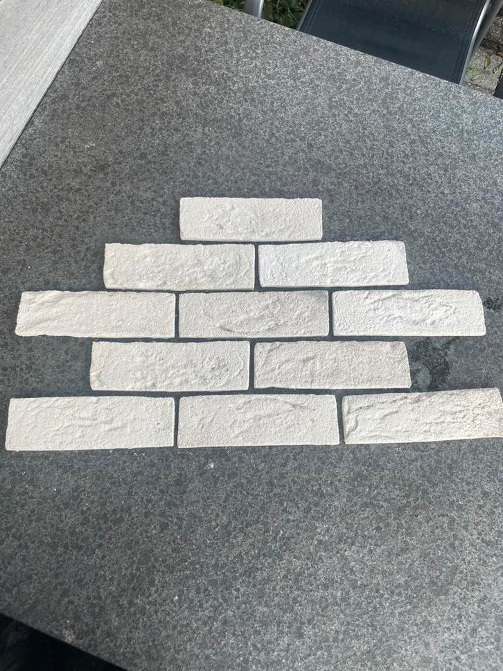 Deco Gipssteentjes voor Binnen – Overschilderbaar & Net, Doe-het-zelf en Bouw, Metselstenen, Nieuw, Overige typen, Ophalen of Verzenden