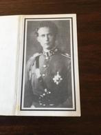 Gedachtenis prentje van koning Leopold III, Ophalen of Verzenden, Gebruikt, Kaart, Foto of Prent