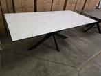 Keramiek tafel 200cm wit relief met spiderpoot, Ophalen, Nieuw