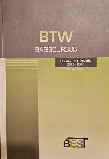 BTW basiscursus- Fiscaal Stramien  2022-2023 beschikbaar voor biedingen